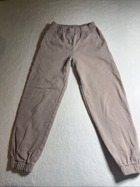John Gault Women's Taupe Elastic-Waist Sweatpants